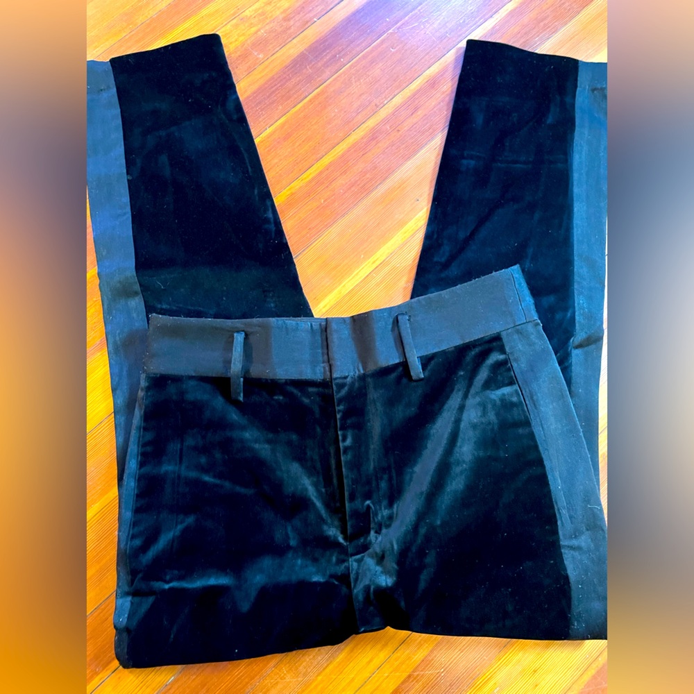 Frame velvety pants with satin lining size 4